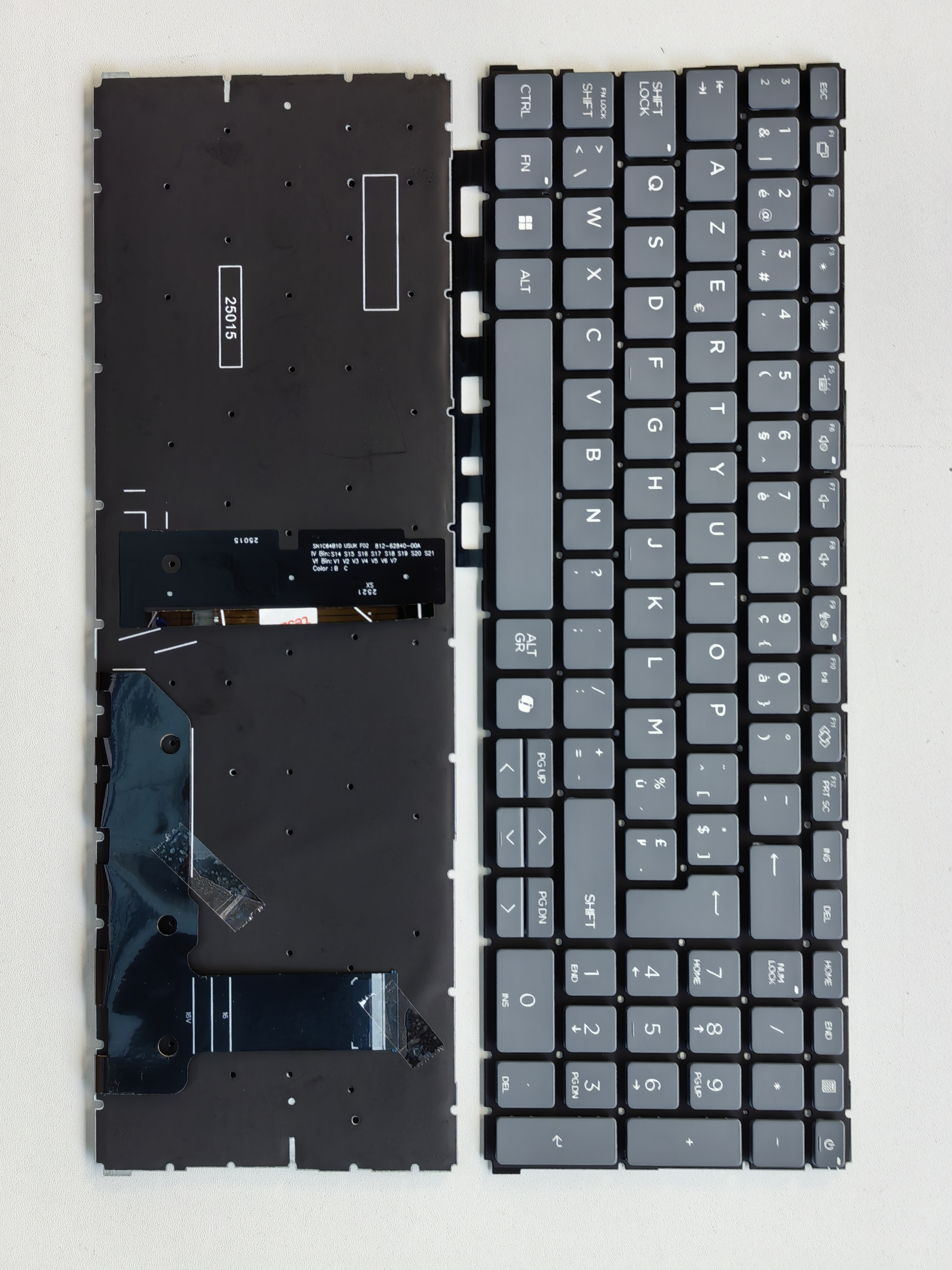 Picture of New Replacement Laptop Keyboard For HP 460G11/465G11 AI key/660G11/665G11 Grey Backlit (OEM) Other Language Layout